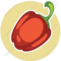 Vibrant Red Bell Pepper