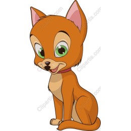 Charming Cartoon Cat
