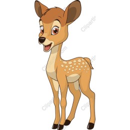 Charming Cartoon Deer