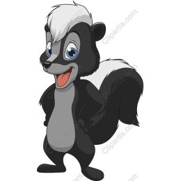 Cute Cartoon Skunk