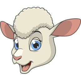 Playful Sheep Head