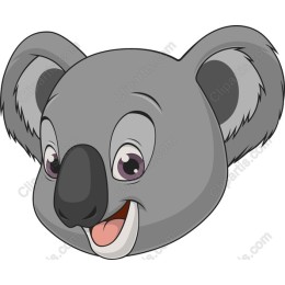 Adorable Koala Head