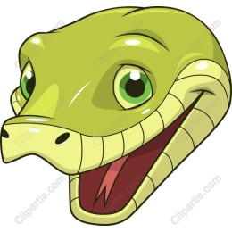 Playful Green Snake