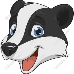 Charming Badger Character