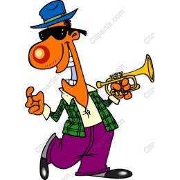Cheerful Jazz Musician