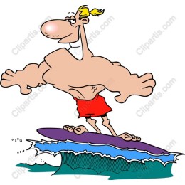 Muscular Surfer