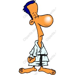Whimsical Cartoon Character in Robe