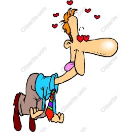 Whimsical Love-Struck Cartoon