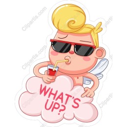 Chic Cherub with Sunglasses