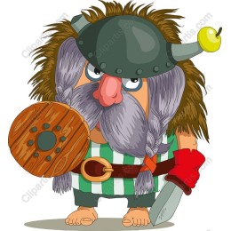 Whimsical Viking Character