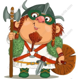 Charming Viking Warrior