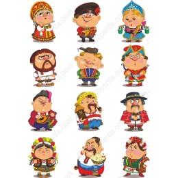 Eastern European Folk Characters Bundle