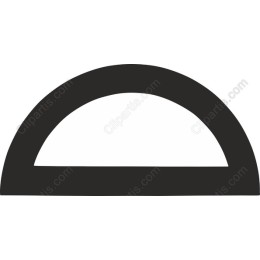 Minimalist Half-Circle