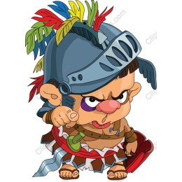 Feisty Gladiator Character