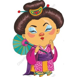 Charming Japanese Geisha