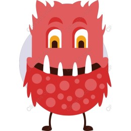 Playful Monster Character