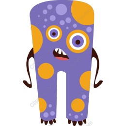 Cute Purple Monster