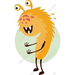Whimsical Cartoon Monster