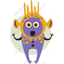 Whimsical Purple Creature