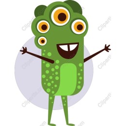 Happy Green Monster