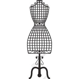 Vintage Wireframe Mannequin