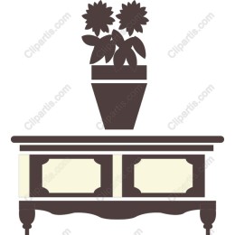 Elegant Flower Pot on Table