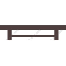 Minimalistic Wooden Table Clipart