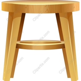 Rustic Wooden Stool