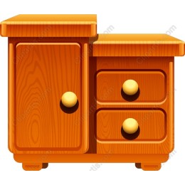 Wooden Nightstand