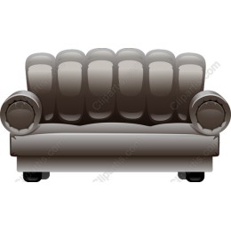 Elegant Plush Sofa