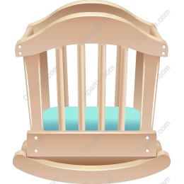 Charming Baby Rocking Crib