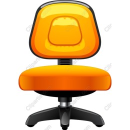 Orange Office Chair