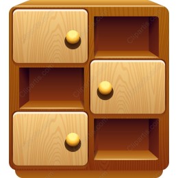 Wooden Storage Cabinet