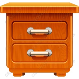 Charming Wooden Nightstand