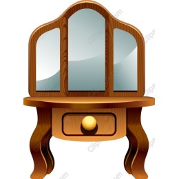 Elegant Wooden Vanity Table