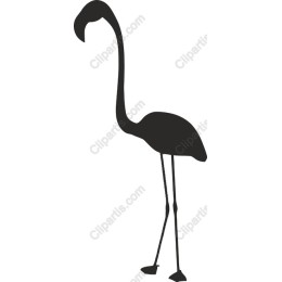 Silhouette Flamingo