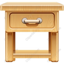Wooden Nightstand