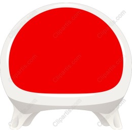 Modern Red Accent Chair