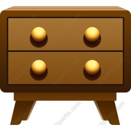 Charming Wooden Nightstand