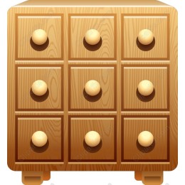 Wooden Chest of Drawers