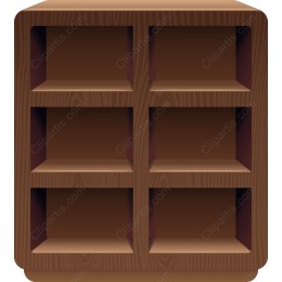 Wooden Bookshelf