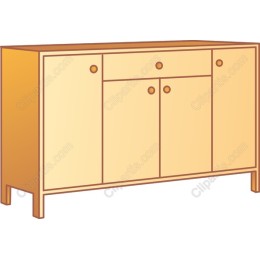 Modern Wooden Sideboard