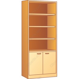 Charming Wooden Shelving Unit