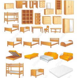  Furniture Clipart Set: Comprehensive and Collection