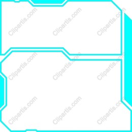 Turquoise Modern Frame