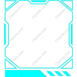 Modern Turquoise Frame