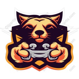 Gaming Cat Clipart