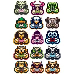 Animal Gaming Mascots Set - 16