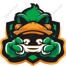Gaming Duck Mascot