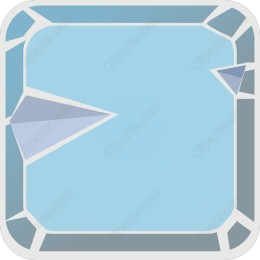 Abstract Geometric Blue